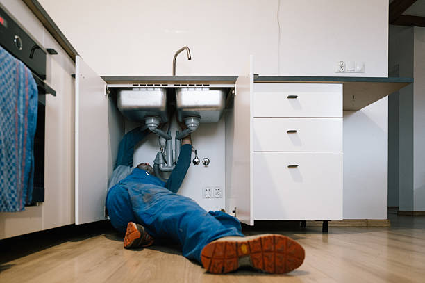 Professional Drain Cleaning technician working in Ingalls, IN